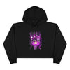 "Sublime Lotus" Crop Hoodie