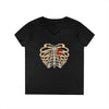 "Caged Heart" V-Neck T-Shirt