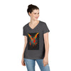 "Shifting Phoenix" V-Neck T-Shirt