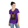 "Shifting Phoenix" V-Neck T-Shirt