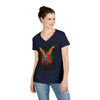 "Shifting Phoenix" V-Neck T-Shirt
