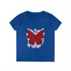 "Crimson Butterfly" V-Neck T-Shirt