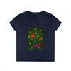 "Mushroom Forest"V-Neck T-Shirt