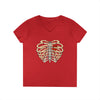 "Caged Heart" V-Neck T-Shirt