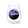 "Isilme Logo" Stemless Wine Glass, 11.75oz