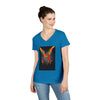"Shifting Phoenix" V-Neck T-Shirt