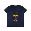 "Fairy Dust Butterfly" V-Neck T-Shirt