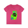 "Graffiti Skull" V-Neck T-Shirt