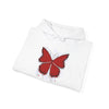 "Crimson Butterfly" Unisex Hoodie