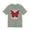 "Crimson Butterfly" Short Sleeve Tee