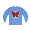"Crimson Butterfly" Long Sleeve Tee