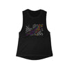 "Spectrum Raven" Muscle Tank
