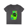 "Graffiti Skull" V-Neck T-Shirt