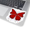 "Crimson Butterfly" Kiss-Cut Stickers