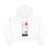 "Dancing Crane" Crop Hoodie