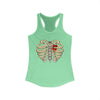"Caged Heart" Racerback Tank