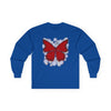 "Crimson Butterfly" Long Sleeve Tee