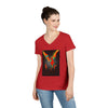 "Shifting Phoenix" V-Neck T-Shirt