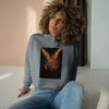 "Shifting Phoenix" Crop Hoodie