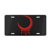 "Blood Moon" Vanity Plate