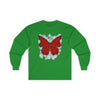 "Crimson Butterfly" Long Sleeve Tee