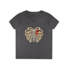 "Caged Heart" V-Neck T-Shirt