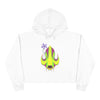 "Columbine Skull" Crop Hoodie