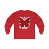 "Crimson Butterfly" Long Sleeve Tee