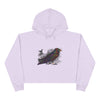 "Spectrum Raven" Crop Hoodie