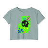 "Graffiti Skull" Crop Top