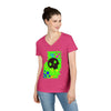 "Graffiti Skull" V-Neck T-Shirt