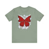"Crimson Butterfly" Short Sleeve Tee