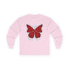 "Crimson Butterfly" Long Sleeve Tee