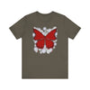 "Crimson Butterfly" Short Sleeve Tee