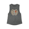 "Caged Heart" Muscle Tank