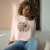 "Caged Heart" Crop Hoodie