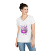 "Sublime Lotus" V-Neck T-Shirt