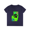 "Graffiti Skull" V-Neck T-Shirt