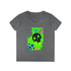 "Graffiti Skull" V-Neck T-Shirt