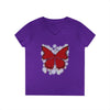 "Crimson Butterfly" V-Neck T-Shirt