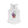 "Sketch Heart" Racerback Tank
