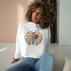 "Caged Heart" Crop Hoodie