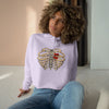 "Caged Heart" Crop Hoodie