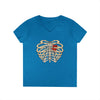 "Caged Heart" V-Neck T-Shirt