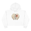 "Caged Heart" Crop Hoodie