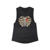 "Caged Heart" Muscle Tank